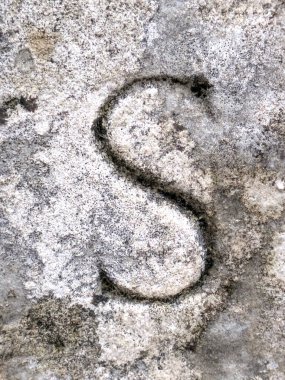 Sıkıntılı Durum Tipografisi ile Yazılan Sözcükler Fidye Harfi S Bulundu