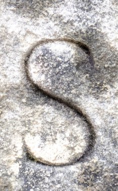 Sıkıntılı Durum Tipografisi ile Yazılan Sözcükler Fidye Harfi S Bulundu