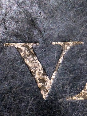 Sıkıntılı Durum Tipografisinde Yazılan Sözcükler Fidye Mektubu V 'yi Buldu