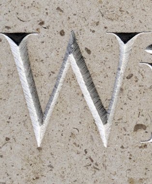 Sıkıntılı Durum Tipografisi ile Yazılan Sözcükler Fidye Mektubu W 'yu Buldu