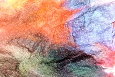 Dokulu Tie-Boyalı Suluboya Gökkuşağı Boya Arkaplanı