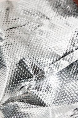 Perçin ve buruşuk çizgilerle endüstriyel folyo parlak arka plan