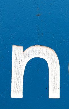 Sıkıntılı Durum Tipografisi ile Yazılan Kelimeler Fidye Mektubu N 'yi Buldu