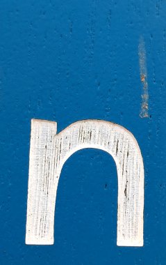 Sıkıntılı Durum Tipografisi ile Yazılan Kelimeler Fidye Mektubu N 'yi Buldu