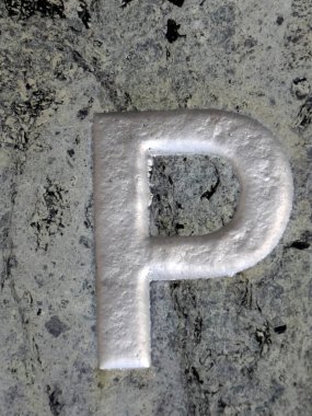 Sıkıntılı Durum Tipografisi ile Yazılan Sözcükler Fidye Mektubu P Bulundu