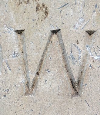 Sıkıntılı Durum Tipografisi ile Yazılan Sözcükler Fidye Mektubu W 'yu Buldu