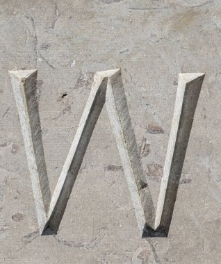 Sıkıntılı Durum Tipografisi ile Yazılan Sözcükler Fidye Mektubu W 'yu Buldu