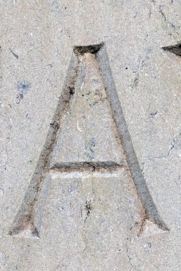 Sıkıntılı Durum Tipografisi ile Yazılan Sözcükler Fidye Mektubu A 'yı Buldu