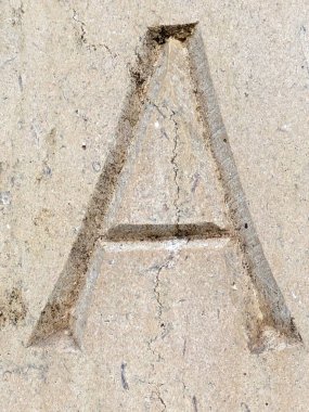 Sıkıntılı Durum Tipografisi ile Yazılan Sözcükler Fidye Mektubu A 'yı Buldu