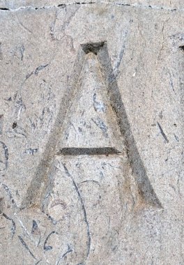 Sıkıntılı Durum Tipografisi ile Yazılan Sözcükler Fidye Mektubu A 'yı Buldu