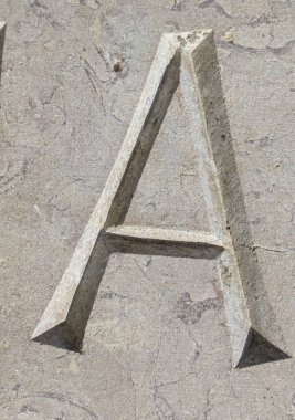 Sıkıntılı Durum Tipografisi ile Yazılan Sözcükler Fidye Mektubu A 'yı Buldu