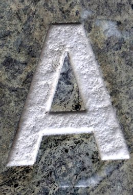 Sıkıntılı Durum Tipografisi ile Yazılan Sözcükler Fidye Mektubu A 'yı Buldu