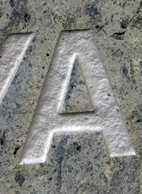 Sıkıntılı Durum Tipografisi ile Yazılan Sözcükler Fidye Mektubu A 'yı Buldu