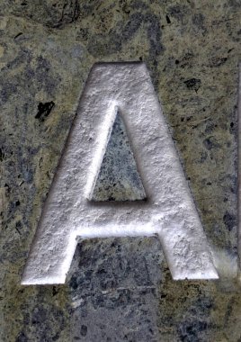 Sıkıntılı Durum Tipografisi ile Yazılan Sözcükler Fidye Mektubu A 'yı Buldu