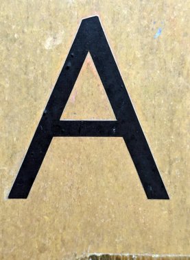 Sıkıntılı Durum Tipografisi ile Yazılan Sözcükler Fidye Mektubu A 'yı Buldu