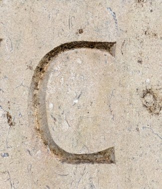 Sıkıntılı Durum Tipografisi ile Yazılan Sözcükler Fidye Harfi C Bulundu