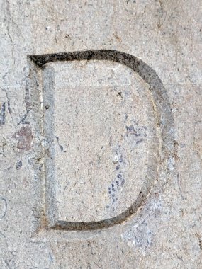 Sıkıntılı Durum Tipografisi ile Yazılan Kelimeler Fidye Mektubu D 'yi Buldu