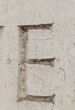 Sıkıntılı Durum Tipografisi ile Yazılan Sözcükler Fidye Mektubu E Bulundu