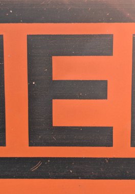 Sıkıntılı Durum Tipografisi ile Yazılan Sözcükler Fidye Mektubu E Bulundu