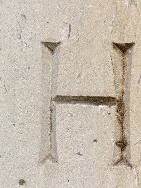 Sıkıntılı Durum Tipografisi ile Yazılan Kelimeler Fidye Mektubu H 'yi Buldu