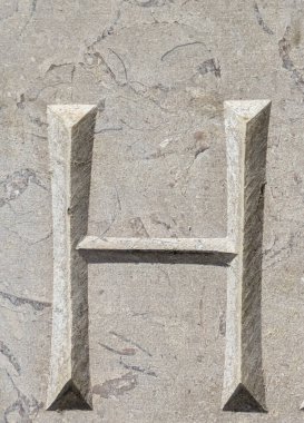 Sıkıntılı Durum Tipografisi ile Yazılan Kelimeler Fidye Mektubu H 'yi Buldu