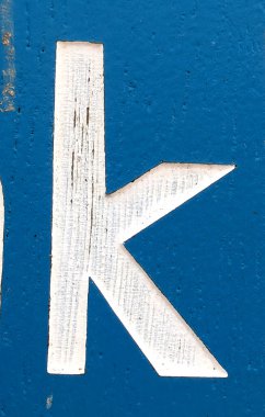 Sıkıntılı Durum Tipografisi ile Yazılan Sözcükler Fidye Harfi K Bulundu