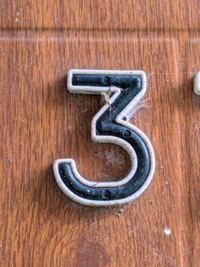 Sıkıntılı Durum Tipografisi ile Yazılan Sözcükler 3 Numarayı Buldu