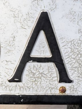 Sıkıntılı Durum Tipografisi ile Yazılan Sözcükler Fidye Mektubu A 'yı Buldu