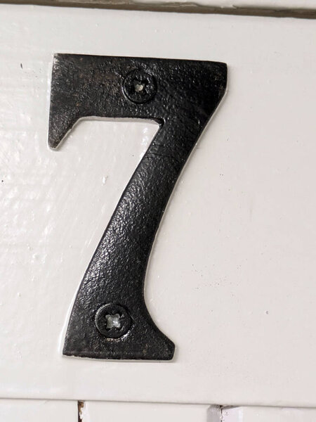 Written Wording in Distressed State Typography Found Ransom Number 7