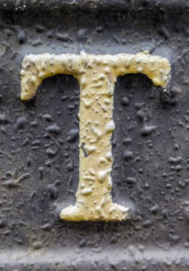 Sıkıntılı Durum Tipografisi ile Yazılan Kelimeler Fidye Mektubu T Bulundu