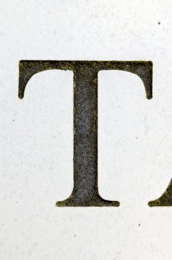 Sıkıntılı Durum Tipografisi ile Yazılan Kelimeler Fidye Mektubu T Bulundu