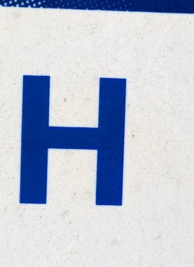 Sıkıntılı Durum Tipografisi ile Yazılan Kelimeler Fidye Mektubu H 'yi Buldu