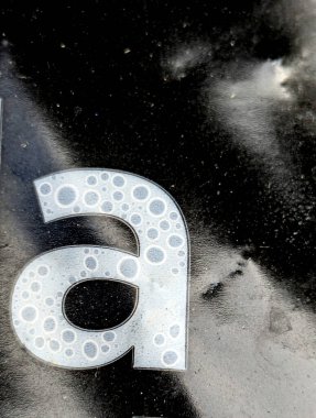 Sıkıntılı Durum Tipografisi ile Yazılan Sözcükler Fidye Mektubu A 'yı Buldu