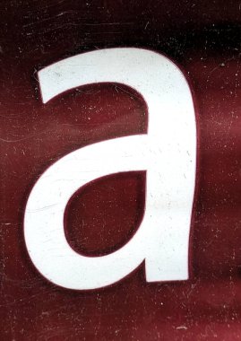 Sıkıntılı Durum Tipografisi ile Yazılan Sözcükler Fidye Mektubu A 'yı Buldu