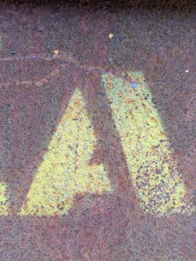 Sıkıntılı Durum Tipografisi ile Yazılan Sözcükler Fidye Mektubu A 'yı Buldu