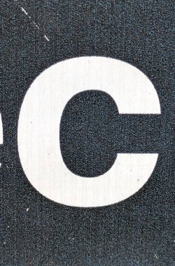 Sıkıntılı Durum Tipografisi ile Yazılan Sözcükler Fidye Harfi C Bulundu