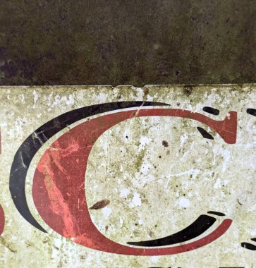 Sıkıntılı Durum Tipografisi ile Yazılan Sözcükler Fidye Harfi C Bulundu