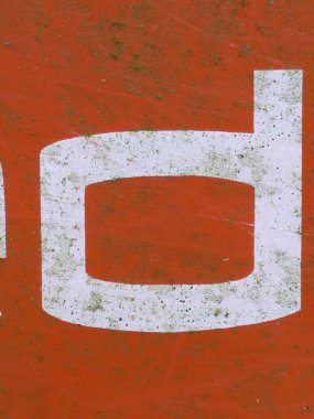 Sıkıntılı Durum Tipografisi ile Yazılan Kelimeler Fidye Mektubu D 'yi Buldu