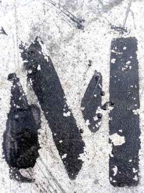 Sıkıntılı Durum Tipografisi ile Yazılan Kelimeler Fidye Mektubu M 'yi Buldu