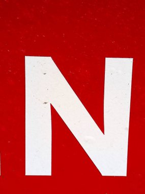 Sıkıntılı Durum Tipografisi ile Yazılan Kelimeler Fidye Mektubu N 'yi Buldu