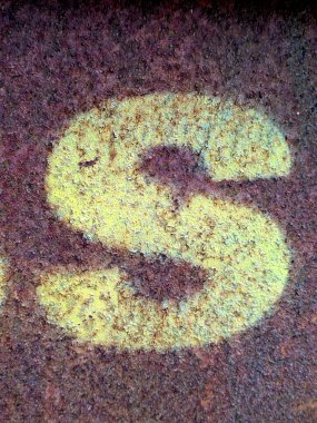 Sıkıntılı Durum Tipografisi ile Yazılan Sözcükler Fidye Harfi S Bulundu