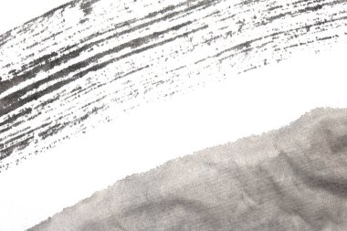 Tek Renkli Siyah Mürekkep Hafifçe Gradyan Arkaplanını Damla Çizgileri ve Kağıt Tanesine Gri Renklerle Yıka