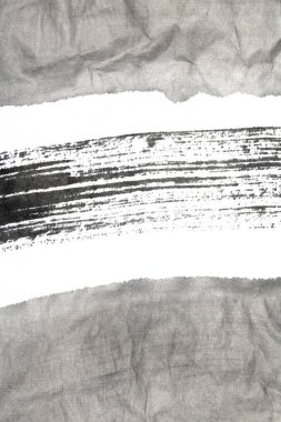 Tek Renkli Siyah Mürekkep Hafifçe Gradyan Arkaplanını Damla Çizgileri ve Kağıt Tanesine Gri Renklerle Yıka