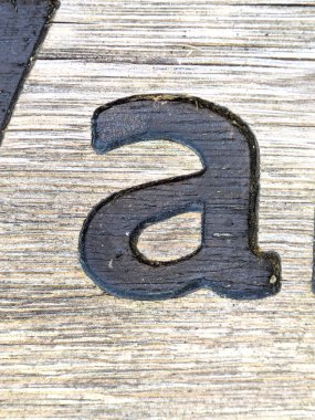 Sıkıntılı Durum Tipografisi ile Yazılan Sözcükler Fidye Mektubu A 'yı Buldu