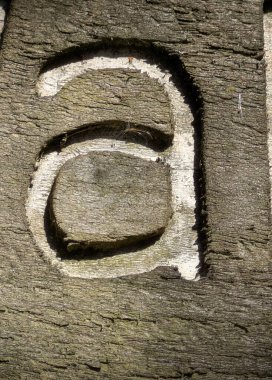 Sıkıntılı Durum Tipografisi ile Yazılan Sözcükler Fidye Mektubu A 'yı Buldu