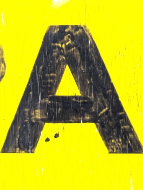 Sıkıntılı Durum Tipografisi ile Yazılan Sözcükler Fidye Mektubu A 'yı Buldu