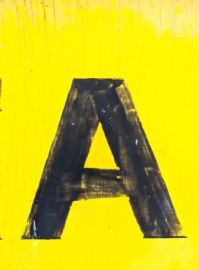 Sıkıntılı Durum Tipografisi ile Yazılan Sözcükler Fidye Mektubu A 'yı Buldu