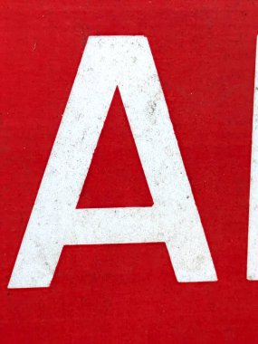 Sıkıntılı Durum Tipografisi ile Yazılan Sözcükler Fidye Mektubu A 'yı Buldu