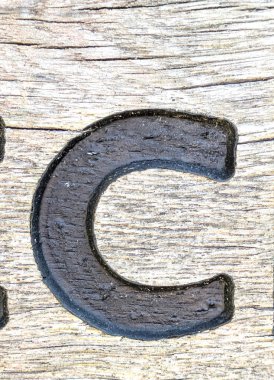 Sıkıntılı Durum Tipografisi ile Yazılan Sözcükler Fidye Harfi C Bulundu