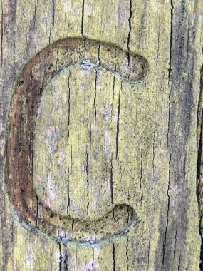 Sıkıntılı Durum Tipografisi ile Yazılan Sözcükler Fidye Harfi C Bulundu